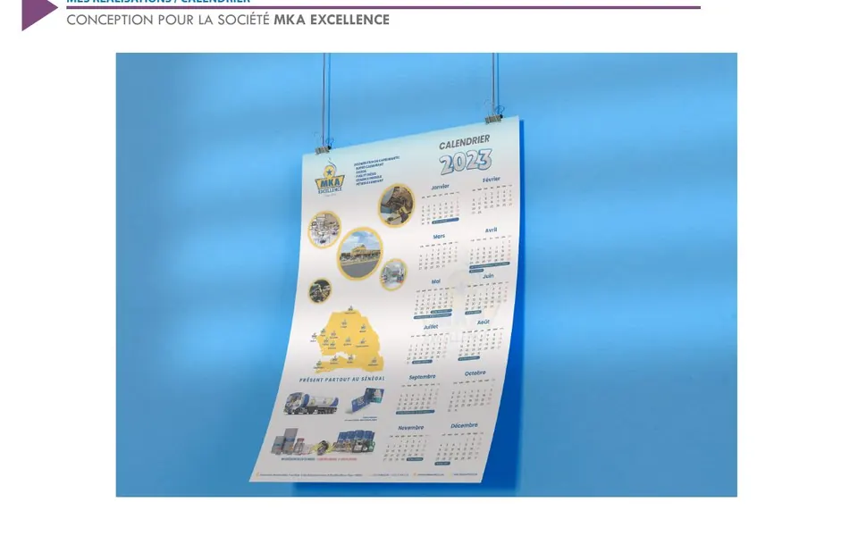 Calendrier MKA Excellence — réalisation AKILA Intelligence