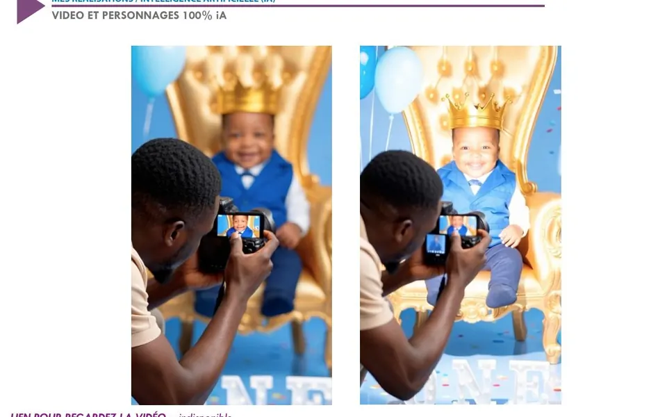 Personnages vidéo 100 % IA — réalisation AKILA Intelligence