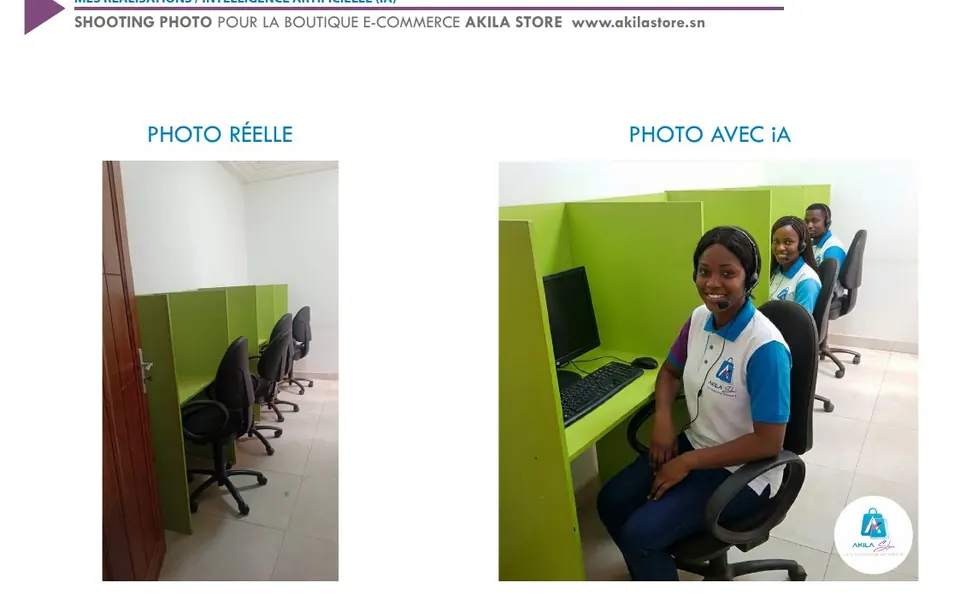 Shooting augmenté AKILA Store — réalisation AKILA Intelligence