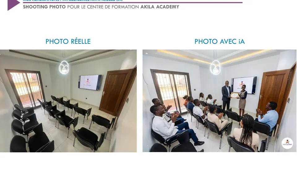Shooting augmenté AKILA Academy — réalisation AKILA Intelligence