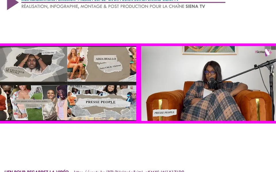 Presse People by Siena TV — réalisation AKILA Intelligence