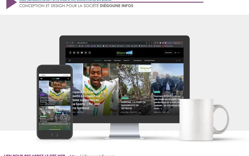 Média Diégoune Infos — réalisation AKILA Intelligence